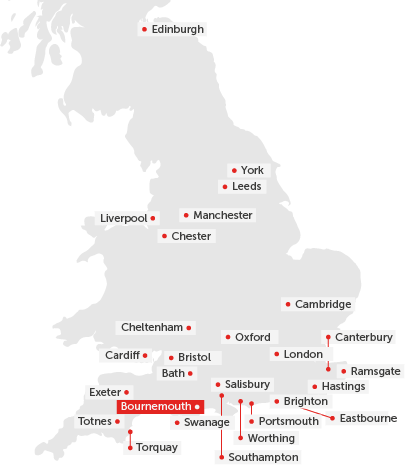 BOURNEMOUTH harita