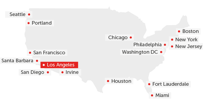 LOS ANGELES harita