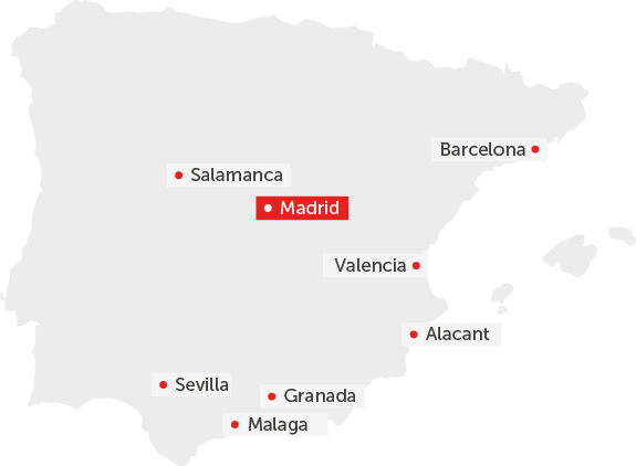 MADRID harita